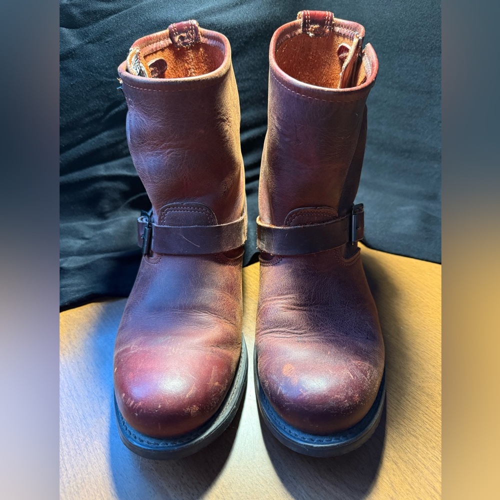 Frye Men's Deep Brown Leather Boots